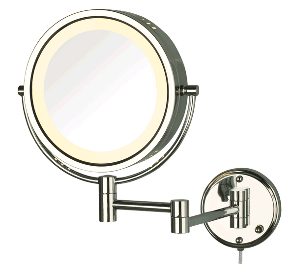 Jerdon 8x/1x Reversible Plug-In Make Up Mirror - 3 Finishes