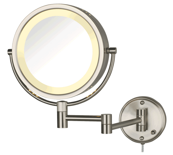 Jerdon 8x/1x Reversible Plug-In Make Up Mirror - 3 Finishes