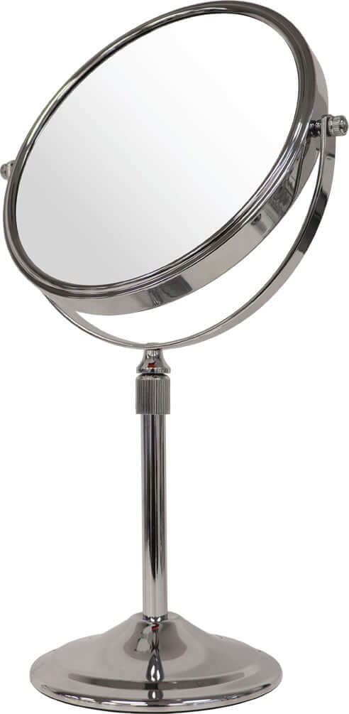 Danielle Creations 10x/1x Free Standing Makeup Mirror Extends 14" to 18" High