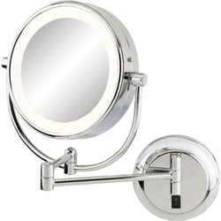 Polished Chrome - Our #1 Best-Selling mirror.  Thisis larger than you''d expect, so measure before you buy.