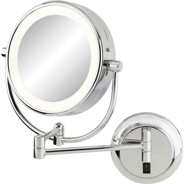 Polished Chrome - Our #1 Best-Selling mirror.  Thisis larger than you''d expect, so measure before you buy.