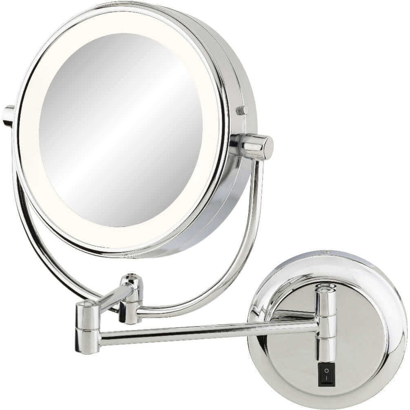Kimball & Young Hardwired 3,500k LED Makeup Mirror, Polished Chrome