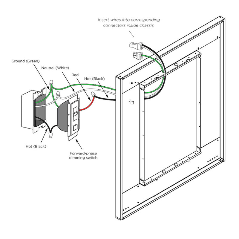 Cordova Unity Natural-Light Bathroom LED Mirror with 1-inch Frosted Continuousl Band - 5 Sizes