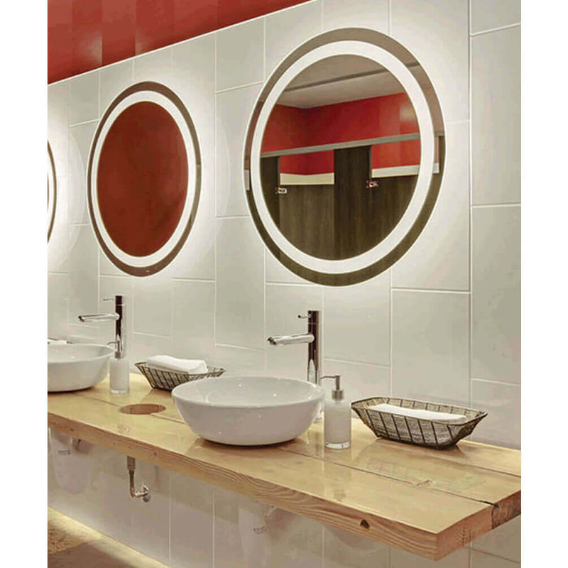 Electric Mirror Eternity + AVA Natural-Light LED Bathroom Mirror - 3 LED Dimmable Color Settings
