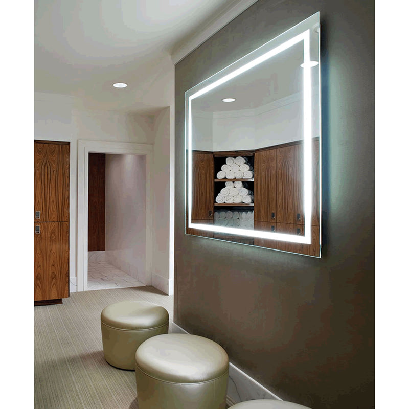 Electric Mirror Integrity+AVA Adjustable Color LED Bathroom Mirror with LED Border, 10 Sizes