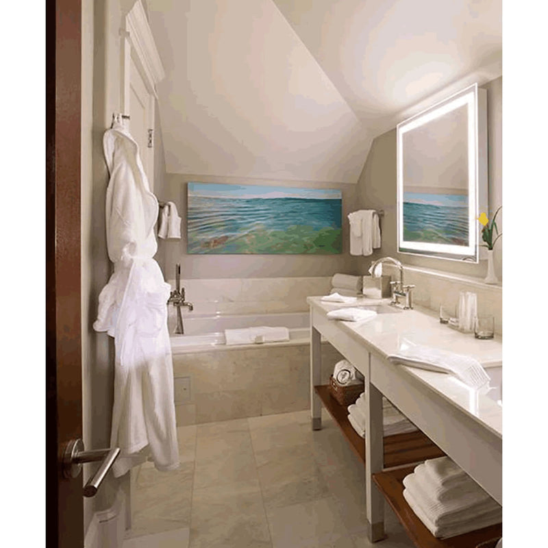 Electric Mirror Integrity+AVA Adjustable Color LED Bathroom Mirror with LED Border, 10 Sizes