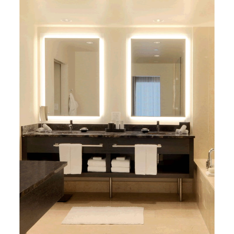 Electric Mirror Silhouette+Keen Auto Dimming Back-Lighted LED Mirror Floats "Free" - 8 Sizes