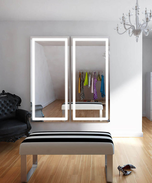 Electric Mirror Integrity LED Frameless Wardrobe Mirror, Optional AVA Technology