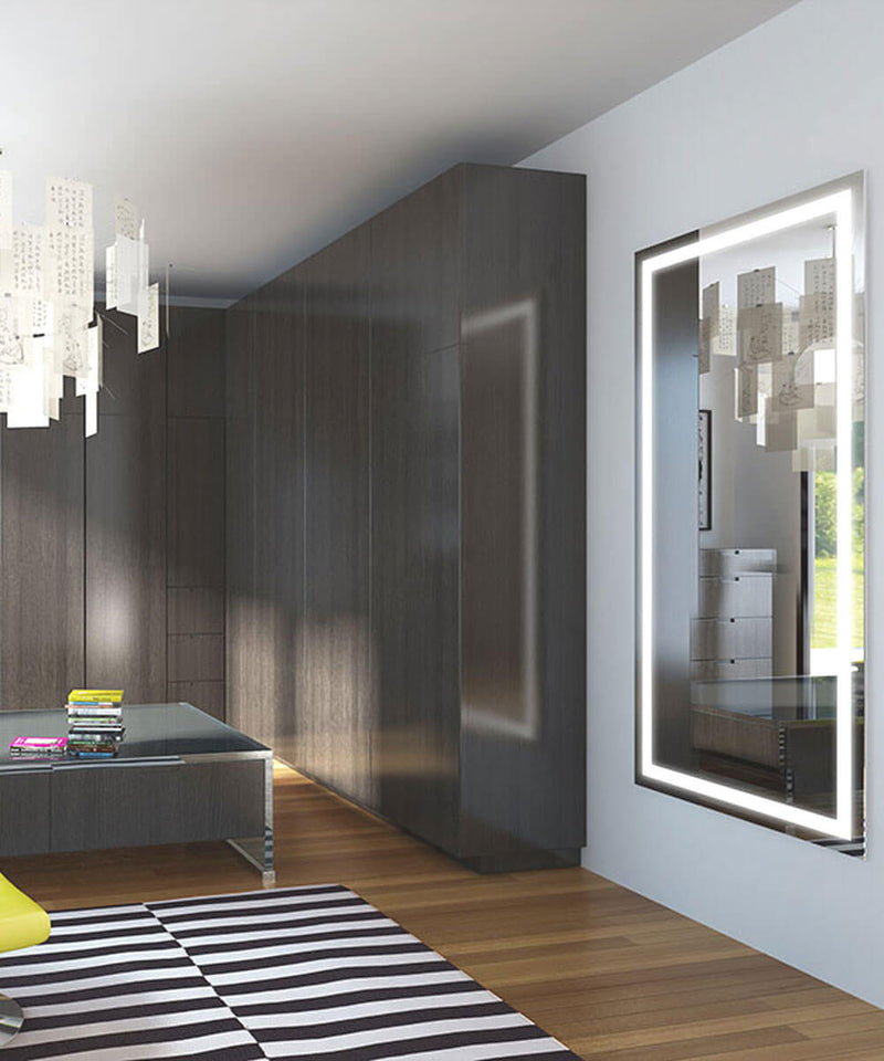 Electric Mirror Integrity LED Frameless Wardrobe Mirror, Optional AVA Technology