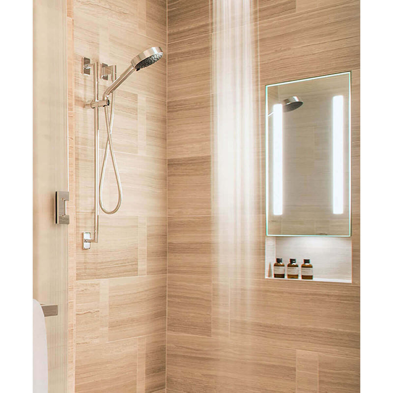 Le miroir de douche à rétroéclairage LED Acclaim de miroir électrique sans buée transformera votre expérience de douche