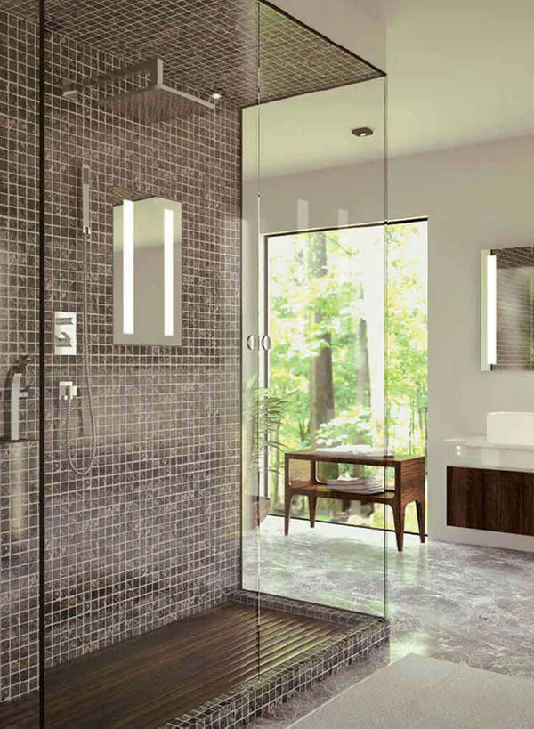 Le miroir de douche à rétroéclairage LED Acclaim de miroir électrique sans buée transformera votre expérience de douche
