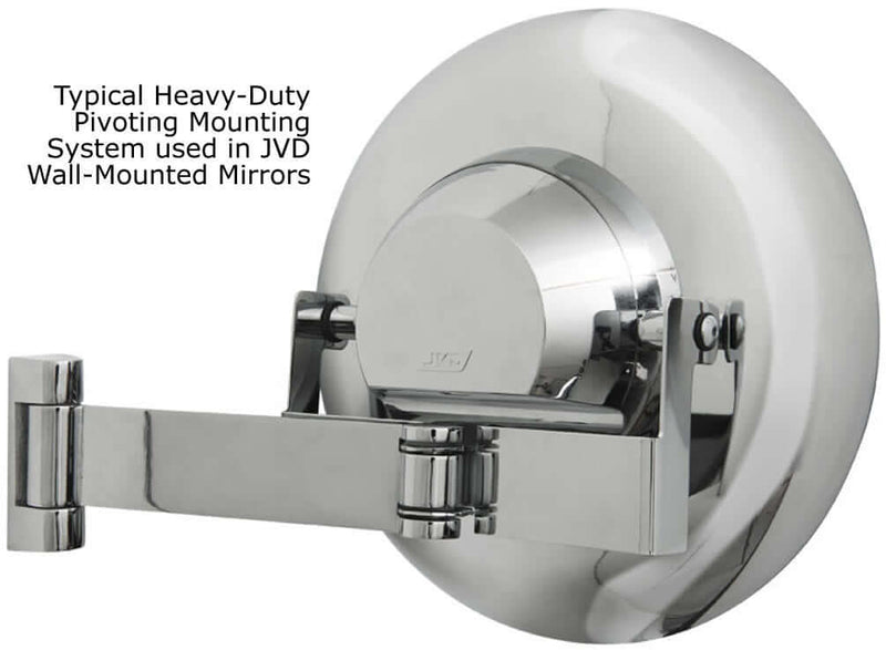 Excellent, heavy-duty  support mechanism adjusts vertically and horizontally - available on various models.