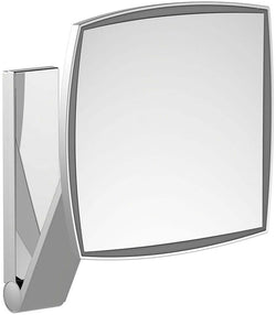 KEUCO 5x Hardwired Square 6,500k (Whie Daylight) LED Cosmetic Mirror - 4 Finishes