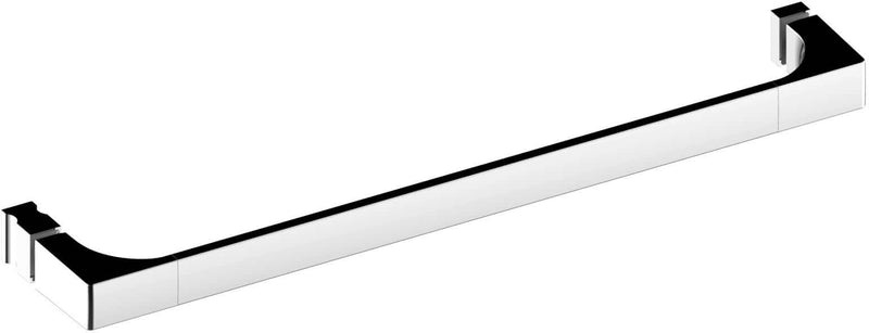 Keuco Edition 11 Shower Door Handle - 20-1/2", with Backing Plates, Polished Chrome