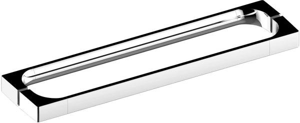 Keuco Edition 11 Shower Door Handle - 20-1/2", with Backing Plates, Polished Chrome