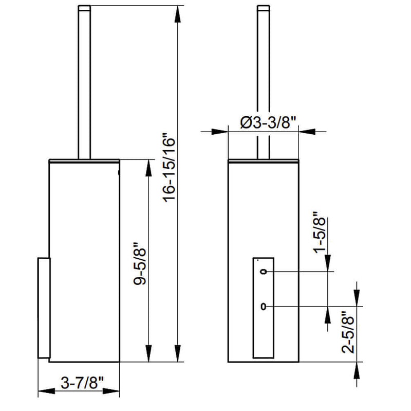 Keuco Edition 400 Replacement Toilet Brushes