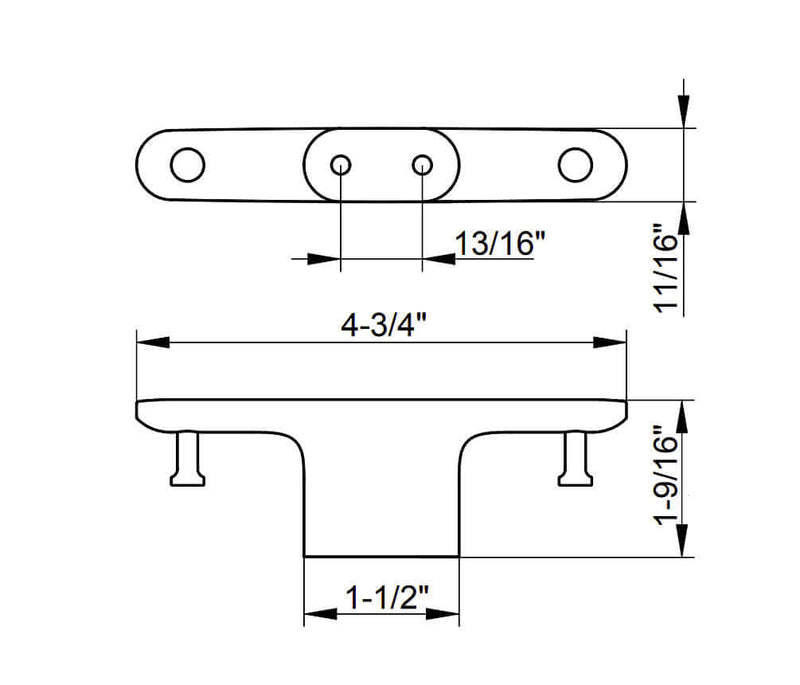 OPEN BOX Keuco Edition 400 Double Towel Hooks - Polished Chrome