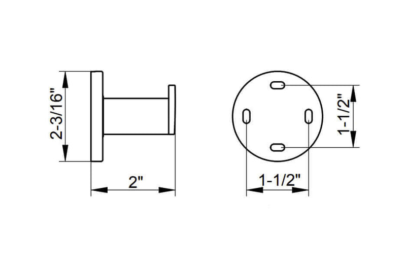 Keuco Plan Towel Hooks in 3 Configurations
