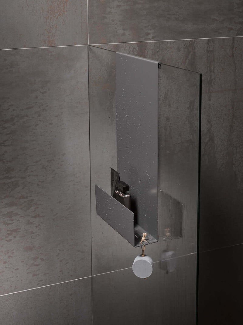 Keuco Black Collection Over-Glass Shower Enclosure Shelf