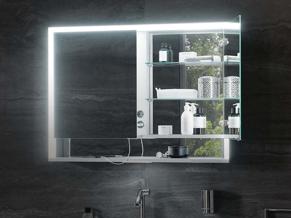 Keuco Royal Lumos Smart LED 1-Door Mirrored Bathroom Cabinet