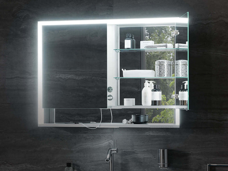 Keuco Royal Lumos 2-Door Smart LED Mirrored Bathroom Cabinet