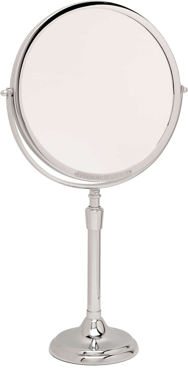 A prized posession, the Patrimoine free-standing makeup mirror is a joy to behold and a joy to use, with bright, clear, crisp images.