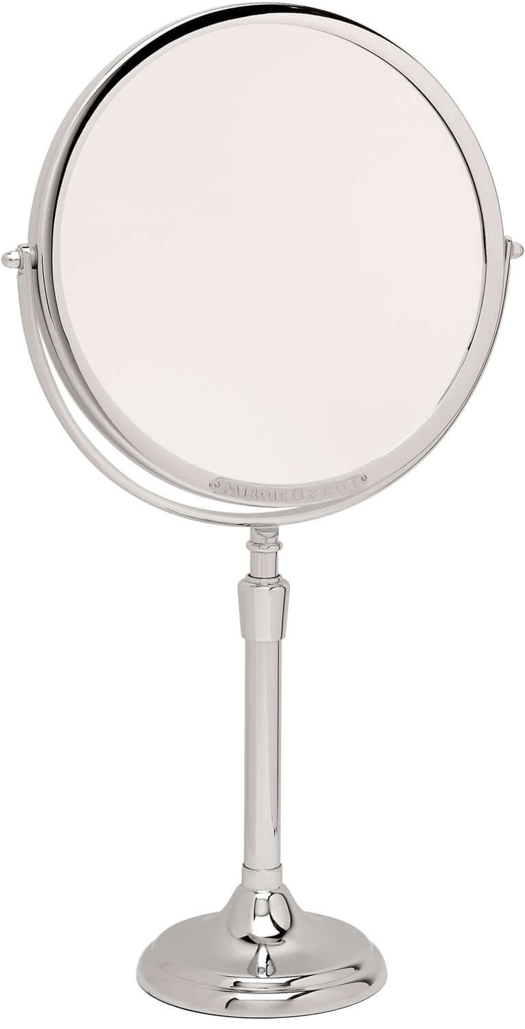 A prized posession, the Patrimoine free-standing makeup mirror is a joy to behold and a joy to use, with bright, clear, crisp images.