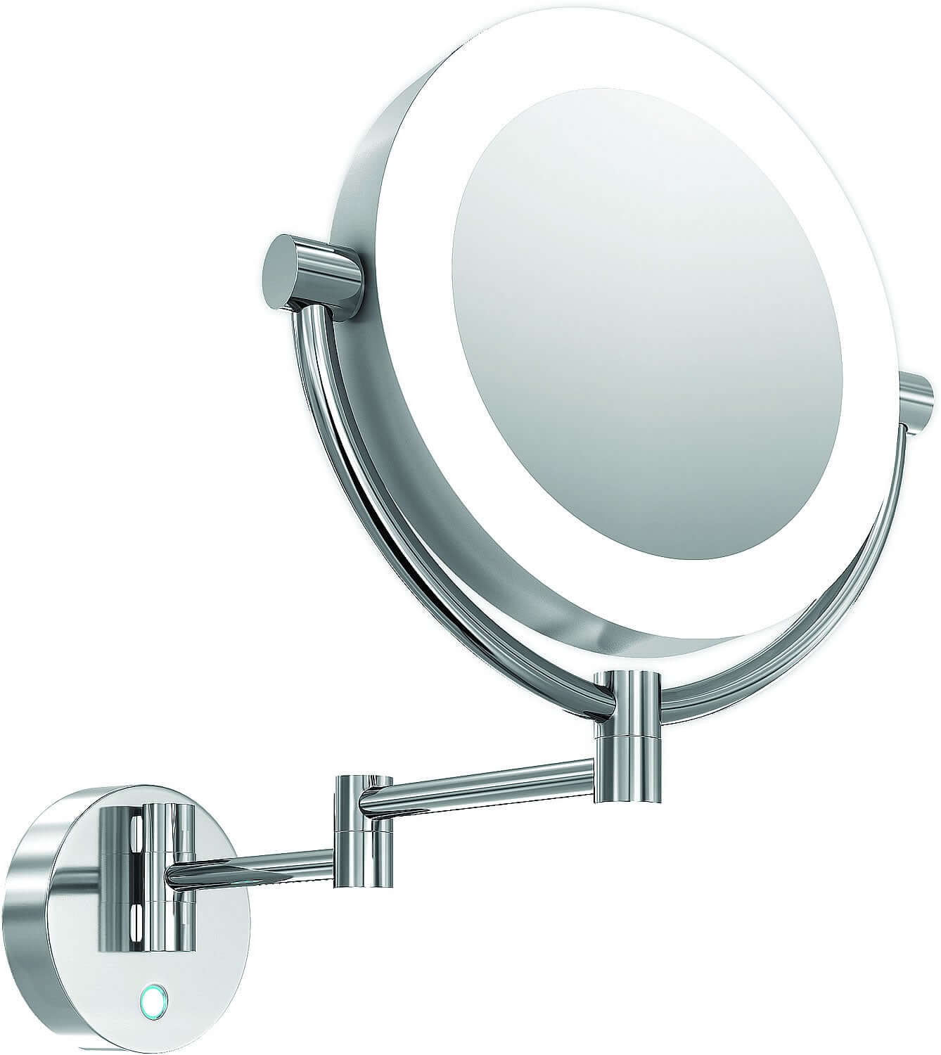 Magnified Makeup Mirror with Switchable Light - Aptations