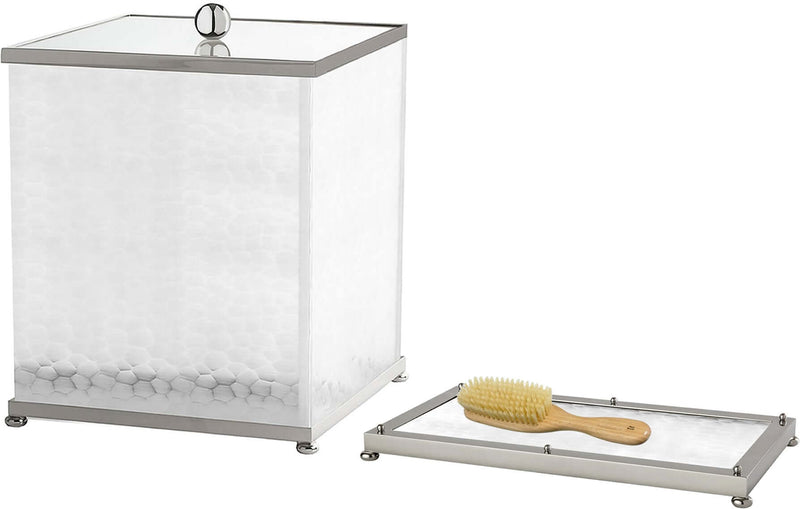 Cristal&Bronze Nid d'abeilles (Honeycomb) Comb & Brush Tray and Storage Bins - 27 Finishes