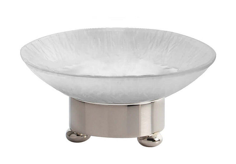 FS03 Bambou Round Soap Dish with Ball Feet