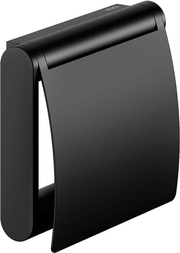 Keuco Black Collection Toilet Paper Holder with Lid