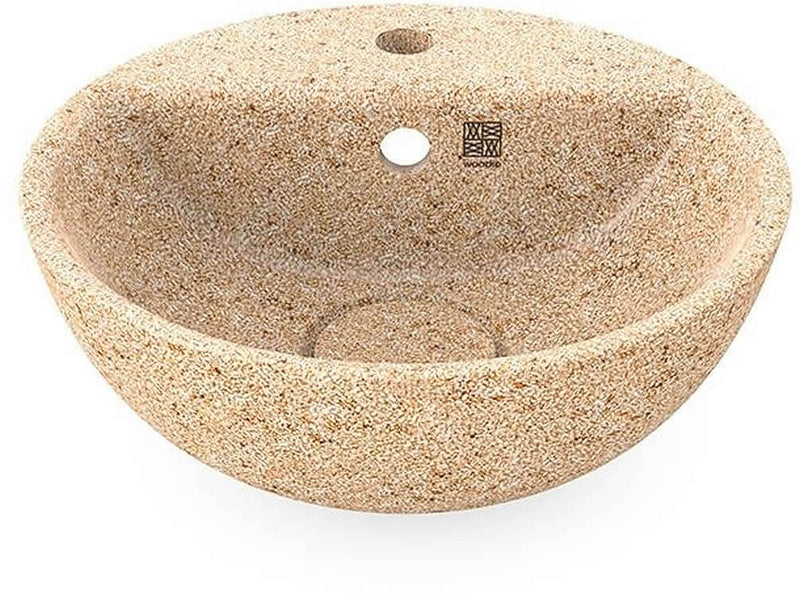 Woodio Soft40 Above-Mount Sink with Tap Hole - 10 Colors