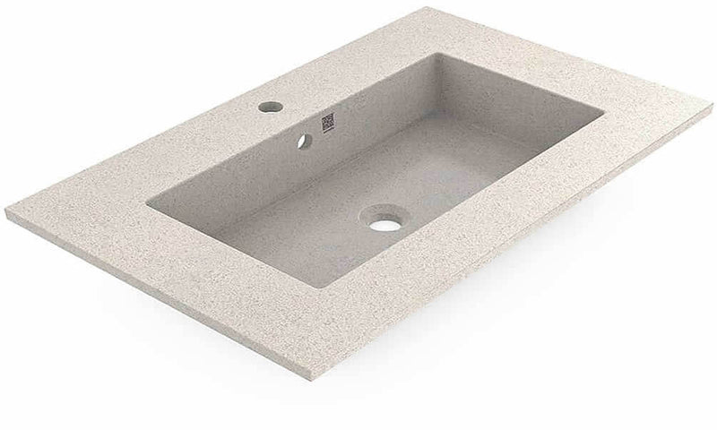 Woodio Unit80 Drop-In Integreated Sink / Vanity Top