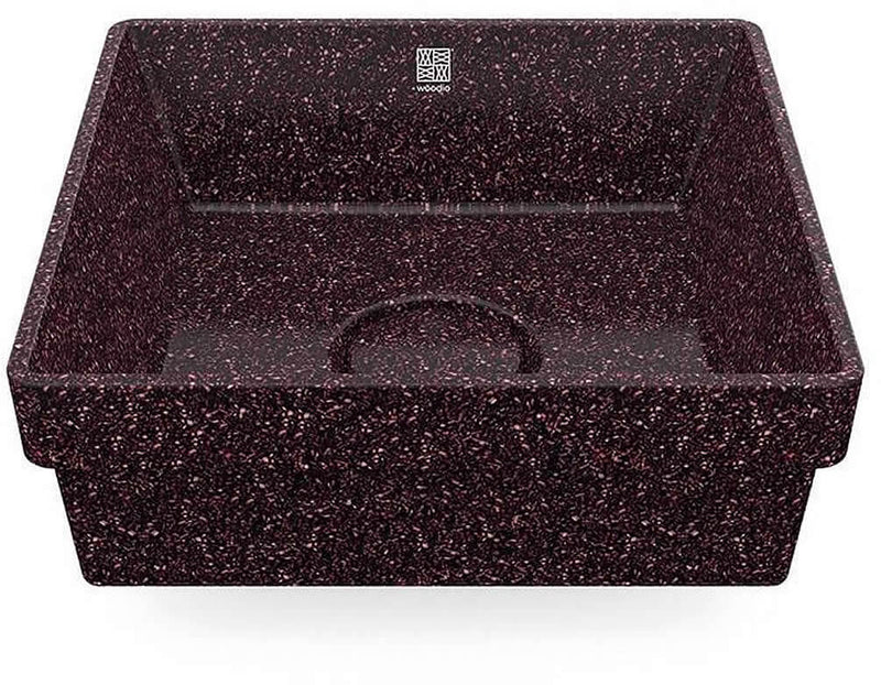 Woodio Cube40 Drop-in Drop-In Wood Sink - 10 Colors