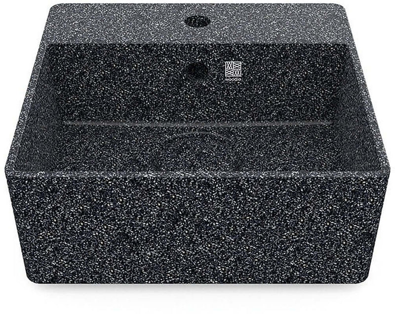 Woodio Cube40 Above-Mount Sink for 1-Hole Faucet - 10 Colors
