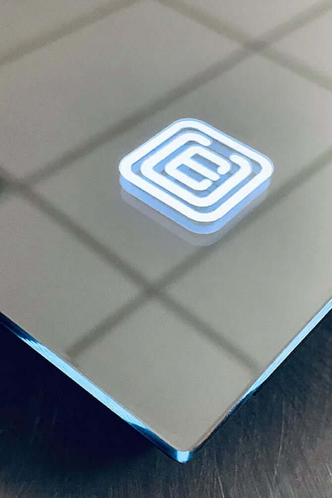 ClearMirror Clarity Shower Mirror Installs Easily -  Li Ion Battery Powered, Fog-Free