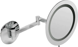 Miroir de maquillage sans cadre câblé 5x LED Alfi Brand, 2 finitions