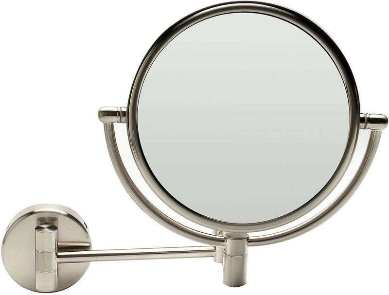 Miroir de maquillage en acier inoxydable 5x/1x Alfi Brand - 2 finitions