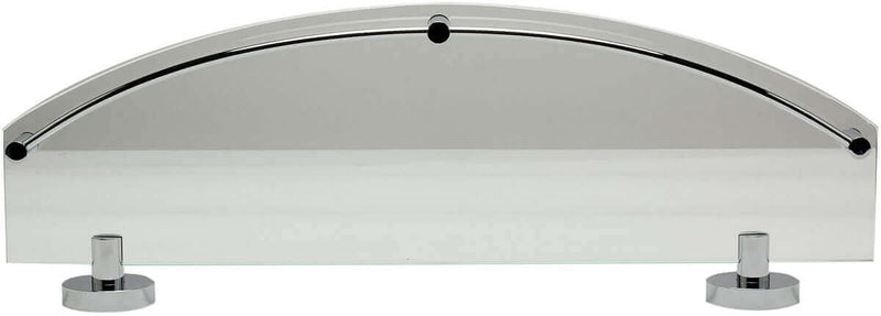 Alfi brand Glass Shower Shelf - Polished Chrome