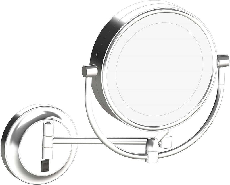 Polished Chrome - Our #1 Best-Selling mirror.  This is larger than expected, so measure before you buy.