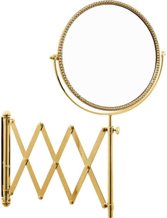 Cristal&Bronze Pantograph 3x/1x Extension Makeup Mirror