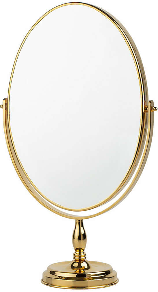 Cristal&Bronze 3x/1x Reversible Vanity Mirror - Plain or Fluted Frame