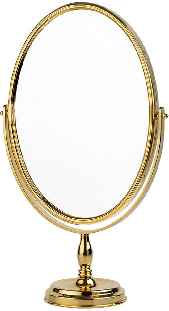 Cristal&Bronze 3x/1x Reversible Vanity Mirror - Plain or Fluted Frame