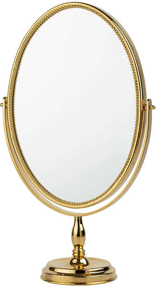 Cristal&Bronze 3x/1x Reversible Vanity Mirror - Pearl or Corded Frame