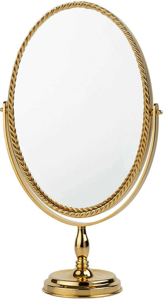 Cristal&Bronze 3x/1x Reversible Vanity Mirror - Pearl or Corded Frame