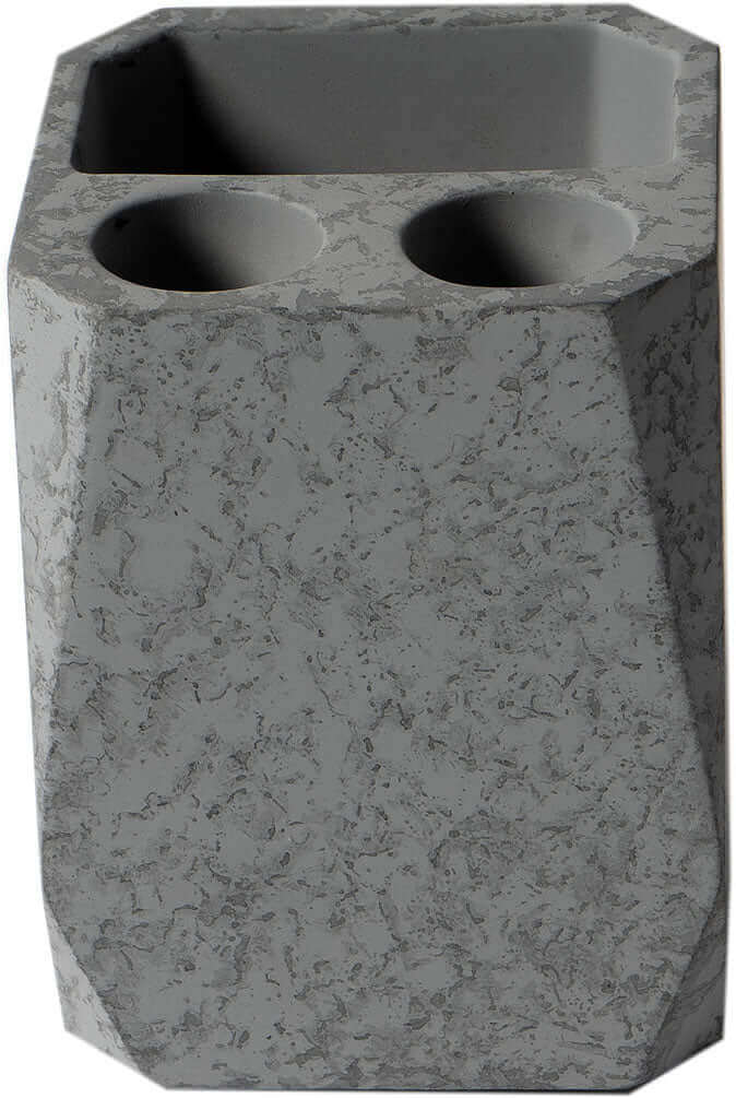 ALFI brand ABCO1023 7-Piece Solid Concrete Gray Matte Bathroom Accessory Set