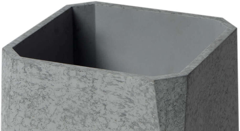 ALFI brand ABCO1045 12" x 8" Concrete Gray Matte Bathroom Waste Bin