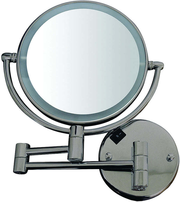 Whitehaus Hardwired 7x/1x Reversible Magnified LED Makeup Mirror