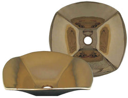 Copperhaus Cast Brass Sink with Polished Brass Finish.