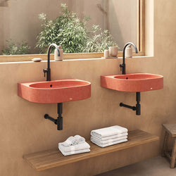 Konkretus BAHIA 02 Wall-Mount Concrete Bathroom Sink, 13 Colors